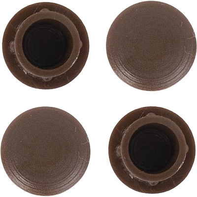 Заглушка пластик d10 орех темный (13) PL (упак.-0,2тыс.шт.) - фото 1