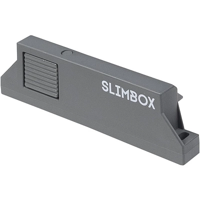 Ручка с поводком внутреннего ящика Slimbox 8,5-16мм графит - фото 1