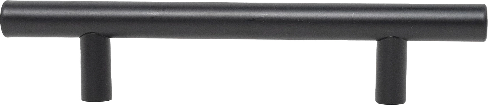 Ручка меб. релинговая 160/220 полая сталь черный матовый, AKS - фото 3