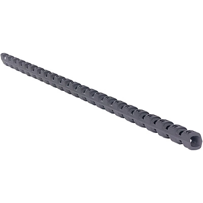 Накладка для овальной штанги гардеробного шкафа (система хранения Foscrinium) 1200 мм темно-серая Pantone Black 3C - фото 2