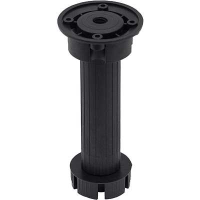 Опора кухонная пласт. h150 трехсоставная, черный (1 упак. = 200 шт.) AKS - фото 1