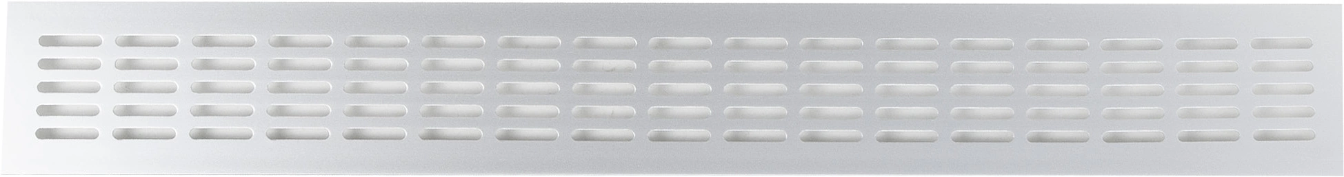 Решетка вентиляционная 600х80мм серебро алюминий AKS - фото 3