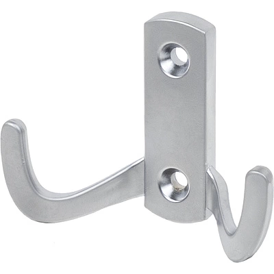 Крючок меб. двухрожковый мет. WP13 хром матовый GRIDLI - фото 1