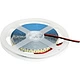Лента светодиодная - 19,2W/m, 12V, 10мм, 2835, 240 д/м, IP20, холодный белый (6000K), CRI>80, 1050 Lm, 5м, AKS - фото 1