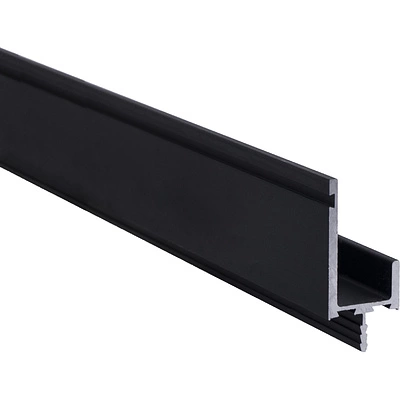 Ручка-профиль алюм. врезная L-образная, 4м, белый AKS - фото 2