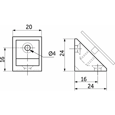 Уголок пластиковый одинарный с крышкой отдельно белый -02- (уп/100шт) РП - фото 2