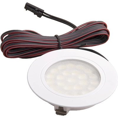 Светильник светодиодный SUN, врезной, 2W, 12V, круглый, белый, 6000К, AKS - фото 1