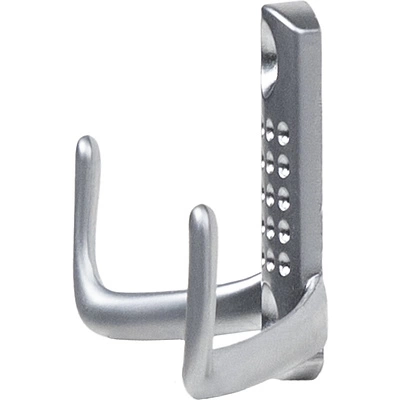 Крючок меб. двухрожковый мет. WP12 хром матовый GRIDLI - фото 3