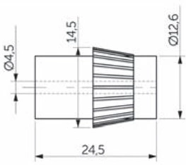 Соединитель пластиковый трубы d16 белый Gridli - фото 2