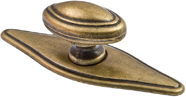 Ручка меб. кнопка мет. WP11-52 старое золото, AKS - фото 3
