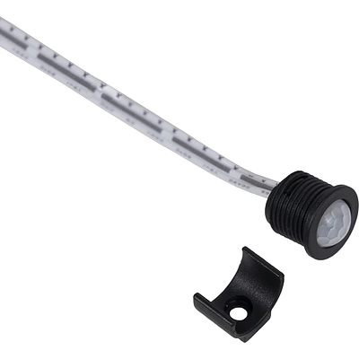 Выключатель бесконтактный на движение (PIR), врезной/накладной, 12/24V, 60W/100W, черный, AKS - фото 3