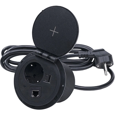 Пропуск удлинителя Locus пластиковый для RJ45, AKS - фото 3