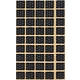 Подкладка самоприлипающая фетровая прорезиненная 15 х 15мм (1упак.=45шт), черная, Folmag - фото 1