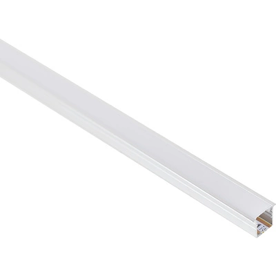 Светильник светодиодный, нарезной, 10*10мм, 8W/m, 12V, 6000K (холодный белый), 1,5м, алюминий, (в комплекте шнур, 2 заглушки, 2 держателя), AKS - фото 1