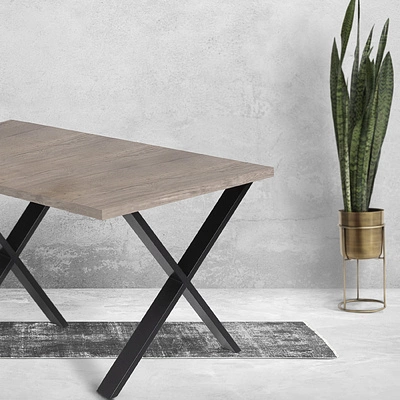 Подстолье FERROX h700, черный (1 упак. = 2 шт.) AKS - фото 4