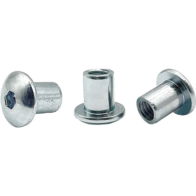 Гайка Ericson М8*16*20, полукруглая головка, белый цинк (уп/1тыс.шт) - фото 3