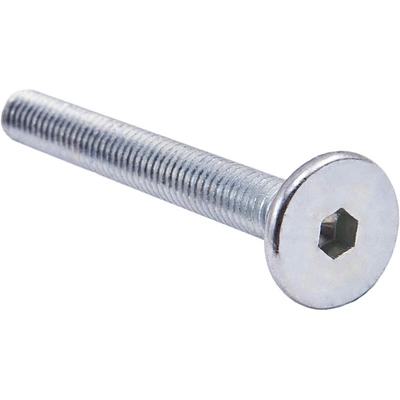 Винт с плоской головкой М6*30 под шестигранник, полн. резьба, белый цинк (уп/1тыс.шт) AKS - фото 1