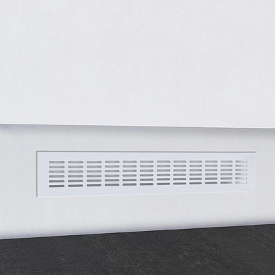 Решетка вентиляционная 480х60мм белая алюминий AKS - фото 3