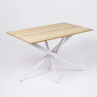 Подстолье WARG h716 под прямоугольную столешницу, белый муар AKS - фото 6