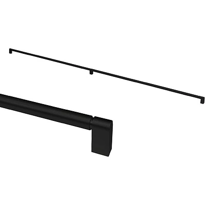 Ручка меб. скоба алюм. TIMELESS 1192/1205 черный матовый, AKS - фото 1