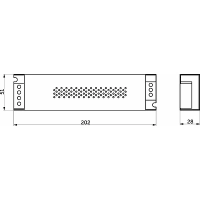 Блок питания Indoor 100W/24V, Pro, AKS - фото 2