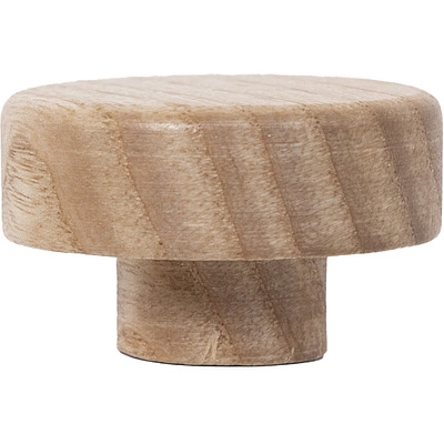 Ручка меб. кнопка деревянная TERRA ясень, AKS - фото 3