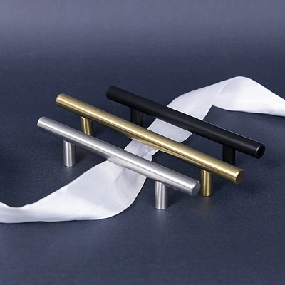 Ручка меб. релинговая 192/250 полая сталь шлифованная сталь AKS - фото 7