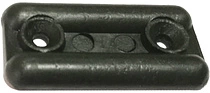 Подпятник пластиковый, черный AKS, черный (1уп-20шт)