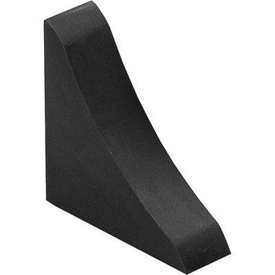 Заглушка ПВХ к плинтусу LP NZA чёрный (55) EL-MECH-PLAST - фото 1