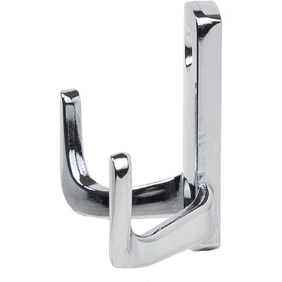 Крючок меб. двухрожковый мет. WP13 хром GRIDLI - фото 3