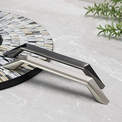 Ручка меб. кнопка мет. PRIZMA сатиновый никель, AKS - фото 3