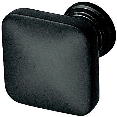 Ручка меб. кнопка мет. KNOPA черный матовый, AKS - фото 1