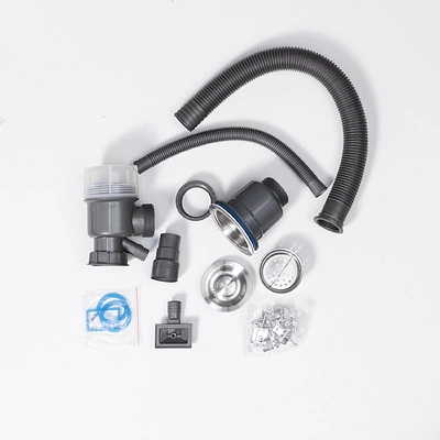 Мойка н/сталь, прямоугольная одночашевая, со смесителем, 750*450мм, соты сатин, PVD, врезн на/вровень столешнице, AKS (3,2мм) - фото 7