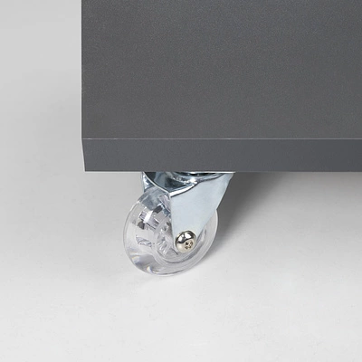 Колесо меб. CRYSTAL/1 d50 h64 с площадкой, прозрачный AKS - фото 3