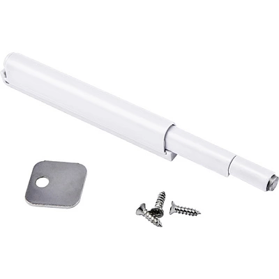 Механизм push-to-open наконечник магнитный накладной белый AKS - фото 1