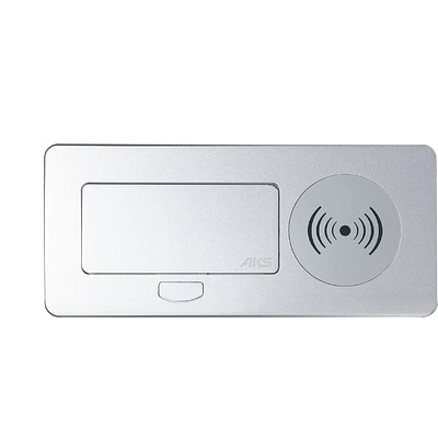 Выдвижной удлинитель Nova 5, 1 розетка, USB A + C, беспроводная зарядка, алюминий, AKS - фото 5