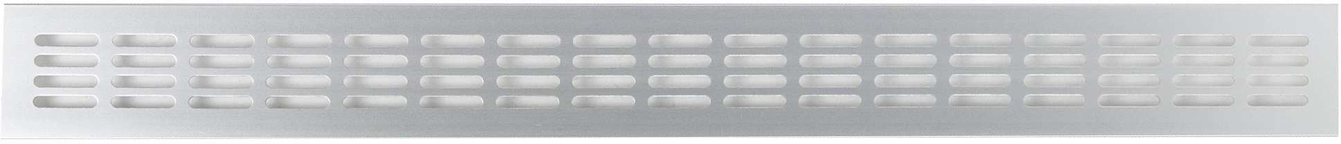 Решетка вентиляционная 600х60мм серебро алюминий AKS - фото 3