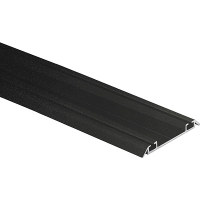 Профиль алюминиевый SENATOR черный муар направляющая нижн. L-6000 мм АЛЮТЕХ - фото 1