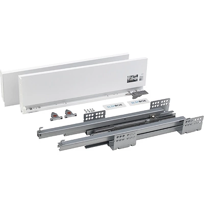 Система ящиков Slimbox L-400 H=128 с доводчиком ДСП16мм белый - фото 3