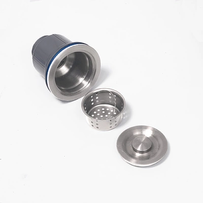 Мойка н/сталь, прямоугольная одночашевая, 600*500мм, сатин, PVD, врезн на столешницу, AKS (3,2мм) - фото 4