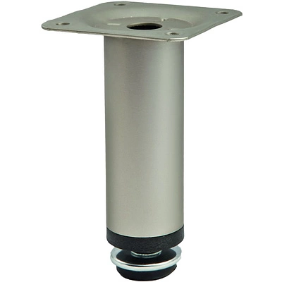 Опора меб. мет. D-100 h100 Ø30 с регул. сатин AKS - фото 1