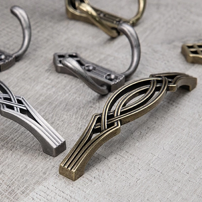 Ручка меб. скоба мет. PALAZZO 128 античное серебро, AKS - фото 6