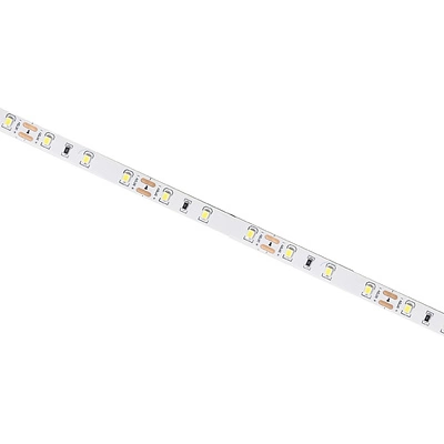 Лента светодиодная - 4,8W/m, 12V, 8мм, 2835, 60 д/м, IP20, теплый белый (3000K) - 5м, + блок питания, AKS - фото 3