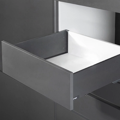 Система ящиков Slimbox Evolution L-450 H=167 графит PUSH TO OPEN ДСП16мм - фото 4