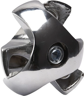 Соединитель 3-х труб d25 (502Р) шарообразный правый, хром AKS - фото 3