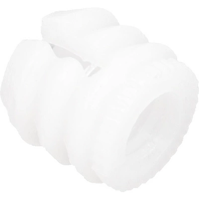 Втулка М6*11*11 пластик, белая (уп/1тыс.шт) AKS - фото 1