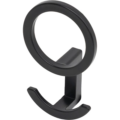 Крючок меб. трехрожковый мет. RONDO черный матовый AKS - фото 1