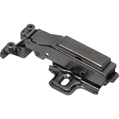 Петля д/алюм.рамки Z-1 накладная без пружины h2 clip-on PRIME by AKS черная (саморезы, заглушки) (упак. = 2 шт.) - фото 1