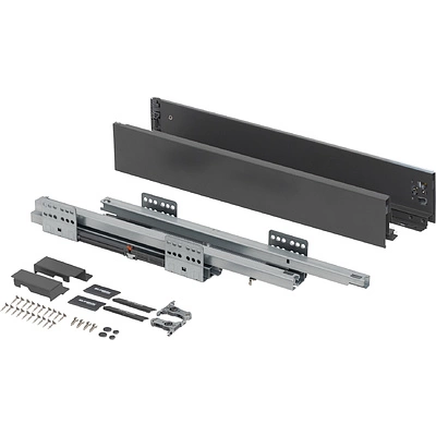 Система ящиков Slimbox Evolution L-500 H=84 графит SOFT CLOSE ДСП16мм - фото 3