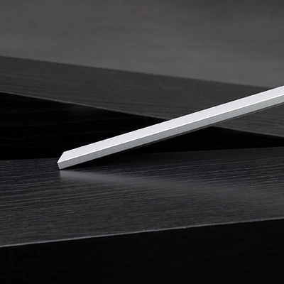 Ручка меб. накладная алюм. СА-1 192/220 металлик - фото 3